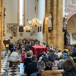 Wort-Gottes-Feier mit Segnung der Palmbuschen in der Stadtpfarrkirche.